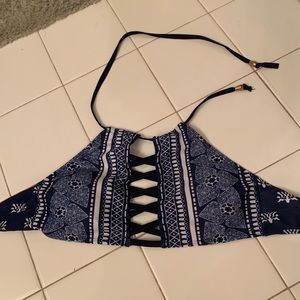 halter bathing suit top